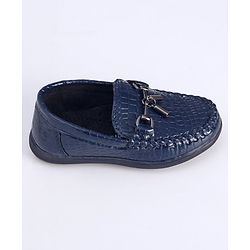 Cute Walk by Babyhug Slip On Formal Shoes - Dark Blue
