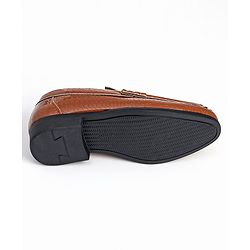 Cute Walk by Babyhug Slip On Formal Shoes - Brown