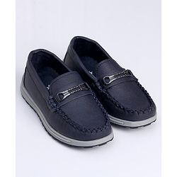 Cute Walk by Babyhug Slip On Formal Shoes - Dark Blue