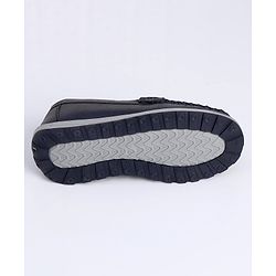 Cute Walk by Babyhug Slip On Formal Shoes - Dark Blue