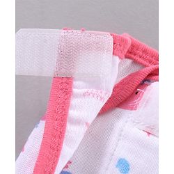Babyhug Muslin Cotton Reusable Velcro Printed Cloth Nappies Small Set of 5 - Multicolor