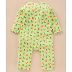 Babyhug Full Sleeves Romper Animal Print Pack Of 2 - Multicolor