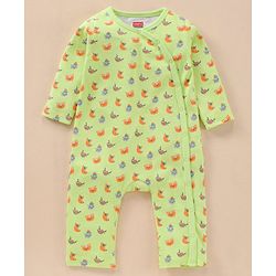 Babyhug Full Sleeves Romper Animal Print Pack Of 2 - Multicolor