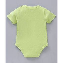 Babyhug 100% Cotton Half Sleeves Onesies Striped And Squirrel Print Pack of 3 - Multicolour