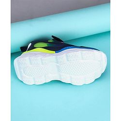 Cute Walk by Babyhug Sneakers With Velcro Closure Solid - Navy Blue