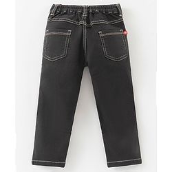 Babyhug Full Length Washed Denim Jeans - Light Blue