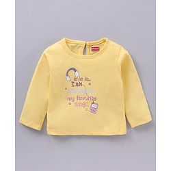 Babyhug Full Sleeves Tees Kitty & Text Print Pack of 3 - Multicolor