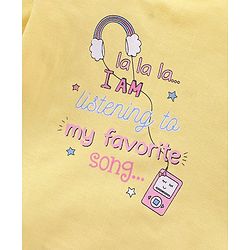 Babyhug Full Sleeves Tees Kitty & Text Print Pack of 3 - Multicolor