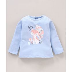 Babyhug 100% Cotton Full Sleeves Tees With Graphic Print Pack of 3 - Multicolor