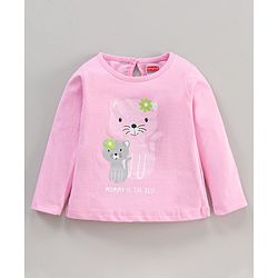 Babyhug Cotton Knit Full Sleeves Tops Graphic Print Pack of 5 - Multicolour