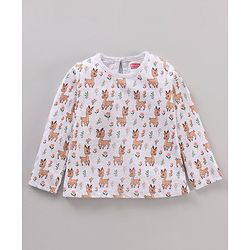 Babyhug Full Sleeves Tees With Graphics Pack Of 5 - Multicolor