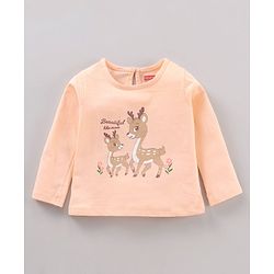 Babyhug Full Sleeves Tees With Graphics Pack Of 5 - Multicolor