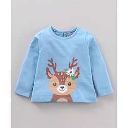 Babyhug Full Sleeves Tees With Graphics Pack Of 5 - Multicolor