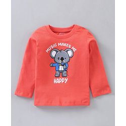 Babyhug Cotton Full Sleeves T-Shirts Tiger Print Pack of 5 - Multicolor