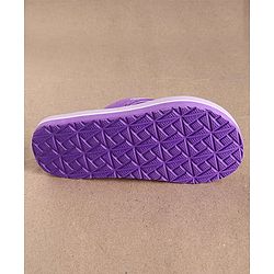 Cute Walk by Babyhug Flip Flops Princess Sofia Print - Purple