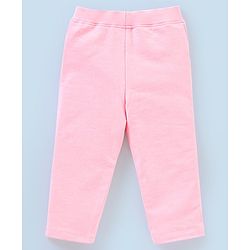 Babyhug 100% Viscose Woven Full Sleeves Embroidered Top and Jeggings Set - Pink & Green
