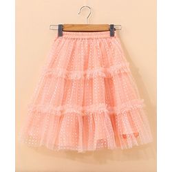 Babyhug Sleeveless Sequined Choli Lehenga with Bordered Dupatta - Sea Pink