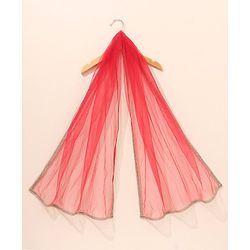 Babyhug Sleeveless Choli Lehenga With Dupatta Embroidered - Red