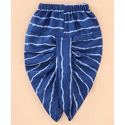 Babyhug Full Sleeves Printed Kurta & Dhoti - Indigo