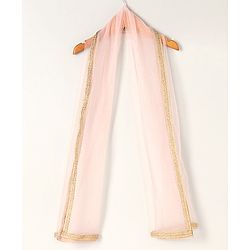 Babyhug Three Fourth Sleeves Embroidered Kurti Palazzo & Dupatta Set with Sequins - Pink