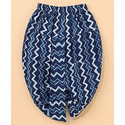 Babyhug Full Sleeves Kurta and Dhoti Set Printed - Indigo