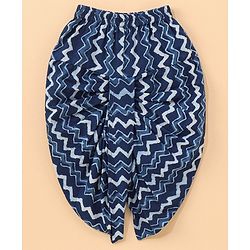 Babyhug Full Sleeves Kurta and Dhoti Set Printed - Indigo