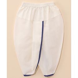 Babyhug Full Sleeves Solid Colour Kurta & Dhoti - Royal Blue White