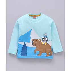 Babyhug Cotton Knit Full Sleeves Printed T-Shirts Pack of 5 -  Multicolour