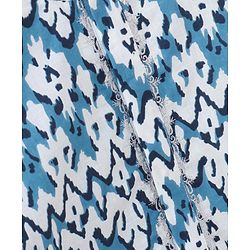 Babyhug Full Sleeves Cotton Kurta Printed- Indigo