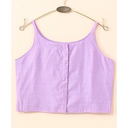 Babyhug Sleeveless Choli & Lehenga With Dupatta Sequin Embroidery- Lavender