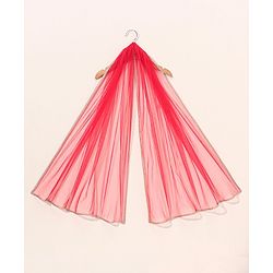 Babyhug Sleeveless Embroidered Choli Lehenga And Dupatta - Red