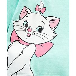 Babyhug Cotton Full Sleeves Top & Leggings Set Kitty & Glitter Print- Mint Pink