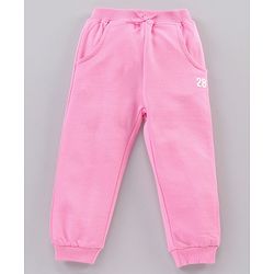 Babyhug Cotton Full Sleeves Minnie Mouse Printed SweatShirt & Solid Joggers - Blue Pink