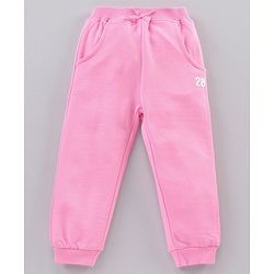 Babyhug Cotton Full Sleeves Minnie Mouse Printed SweatShirt & Solid Joggers - Blue Pink
