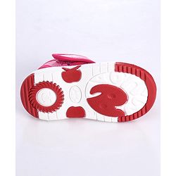 Cute Walk by Babyhug Sandals Bow Applique - Fuchsia