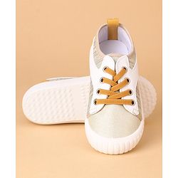 Cute Walk by Babyhug Solid Casual Shoes - Yellow