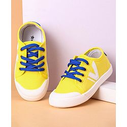 Cute Walk by Babyhug Slip On Casual Shoes with Lace Closure - Yellow