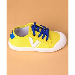 Cute Walk by Babyhug Slip On Casual Shoes with Lace Closure - Yellow