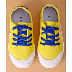 Cute Walk by Babyhug Slip On Casual Shoes with Lace Closure - Yellow