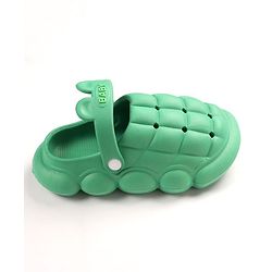 Cute Walk by Babyhug Slip On Clogs Cube Design Design - Green