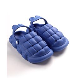 Cute Walk by Babyhug Slip On Clogs Cube Design Design - Blue