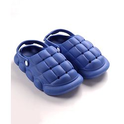 Cute Walk by Babyhug Slip On Clogs Cube Design Design - Blue