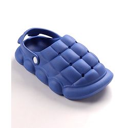 Cute Walk by Babyhug Slip On Clogs Cube Design Design - Blue