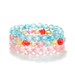 Babyhug Bracelets With Unicorn Charms Pack of 3 - Multicolor