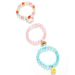 Babyhug Bracelets With Unicorn Charms Pack of 3 - Multicolor