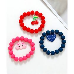 Babyhug Free Size Bracelets Pack of 3 - Multicolor