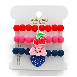 Babyhug Free Size Bracelets Pack of 3 - Multicolor