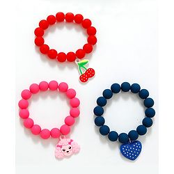 Babyhug Free Size Bracelets Pack of 3 - Multicolor