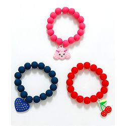Babyhug Free Size Bracelets Pack of 3 - Multicolor