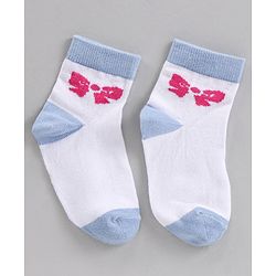 Cute Walk by Babyhug Ankle Length Antibacterial Socks Polka Dots Design Pack Of 3 - Multicolor